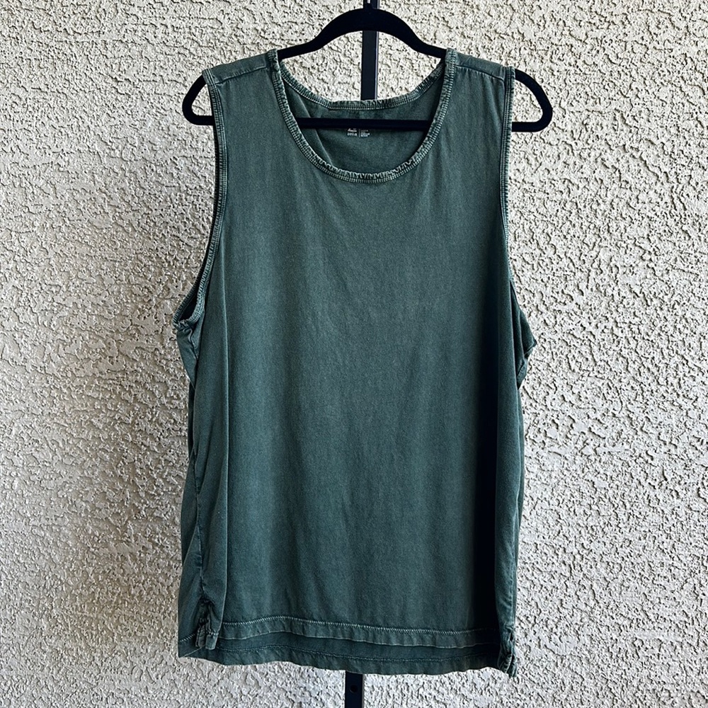 Zella Army Green Tank Top XL